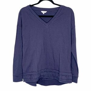 Crown & Ivy Navy Essential Athleisure Sweatshirt